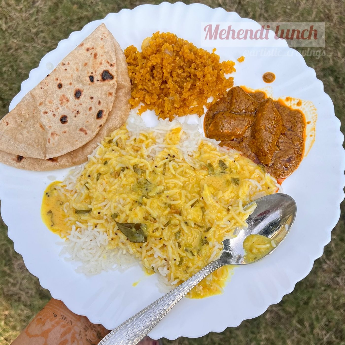 Mehendi Lunch Thali - मेहंदी लंच थाली wedding catering dish